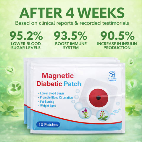 GlucoCare™ Blood Magnetic Sugar control foot Patches (Pack of 10)