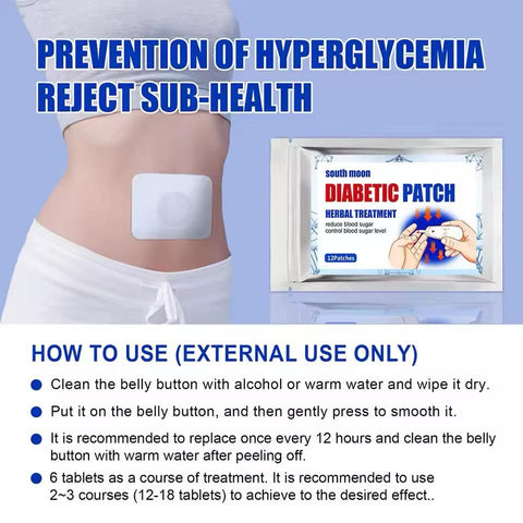 SouthMoon Diabetic Sugar control foot Patches (Pack of 12)